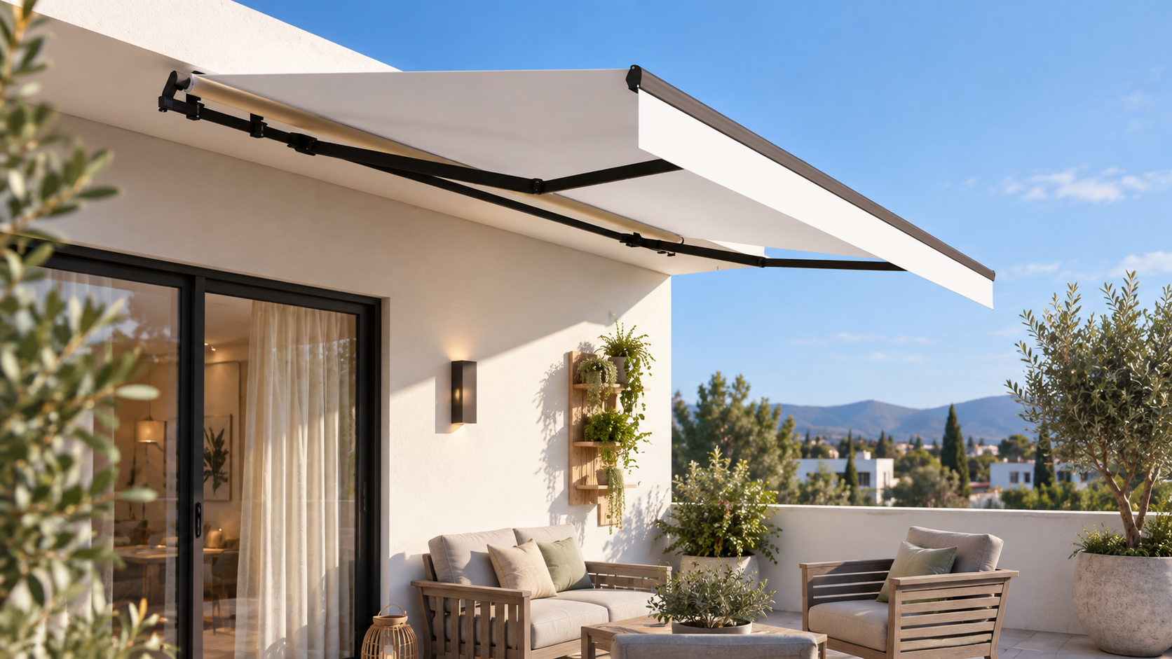 Toldo Sitges instalado a techo
