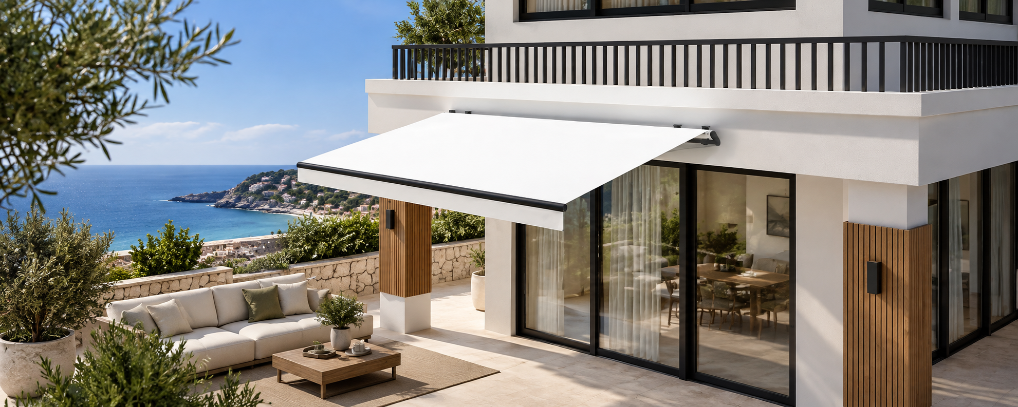 Toldo Sitges instalado a pared