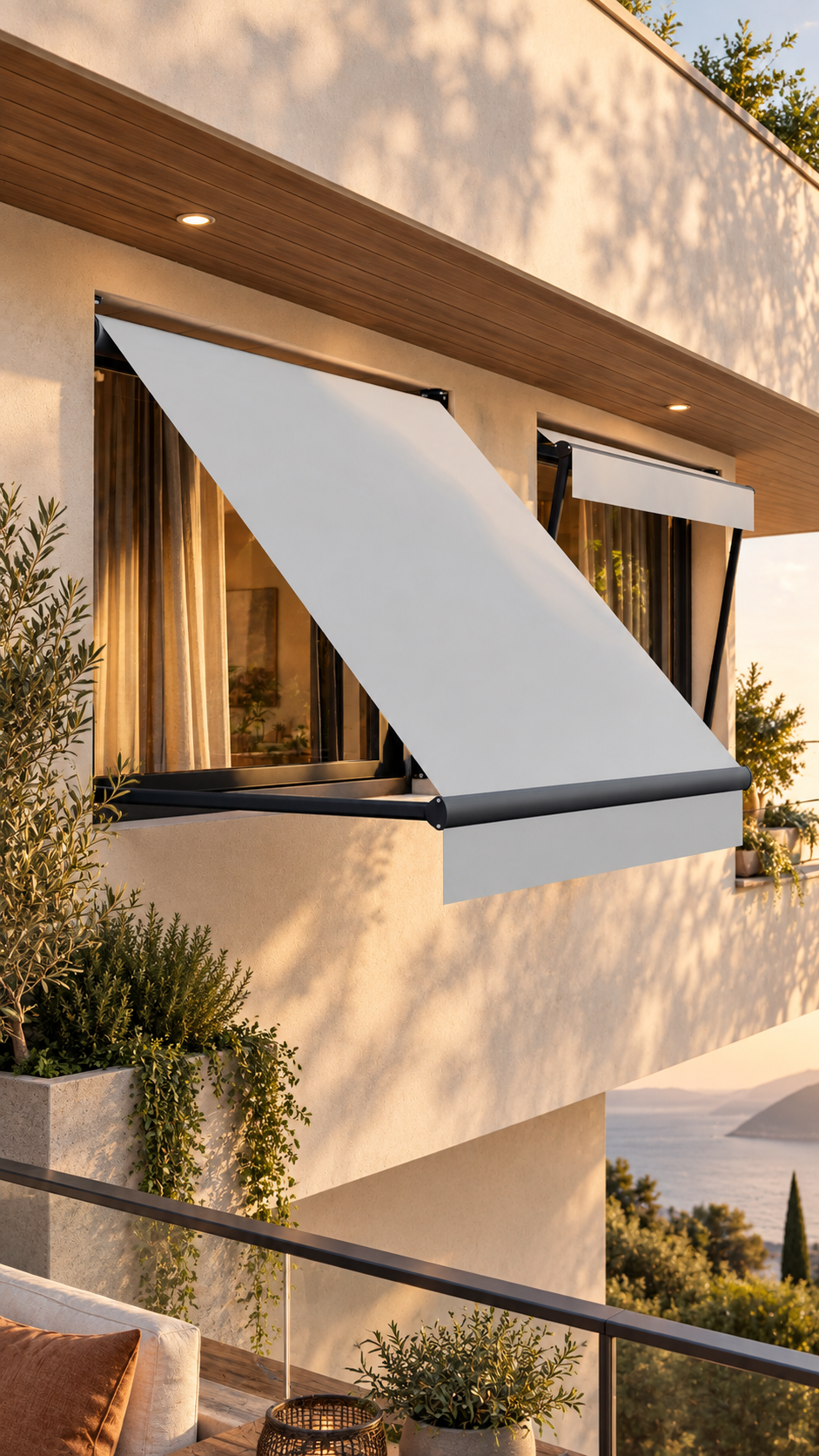 Toldo Marbella instalado a techo