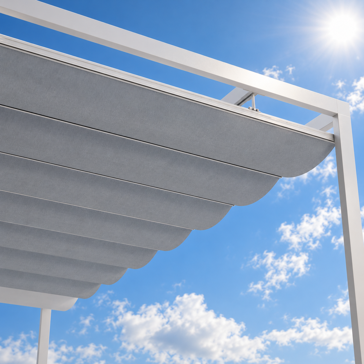 Pérgola Niza en ambiente exterior